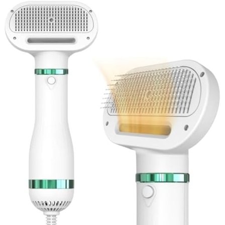 Kæledyrshårtørrer 2 med Slicker Brush Grooming til katte og hunde