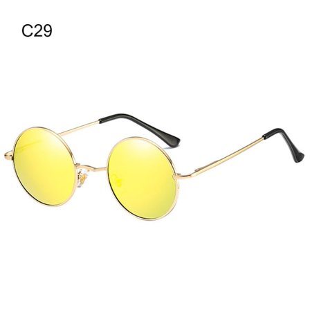 Små runda solglasögon Hippie Circle Solglasögon C29 C29