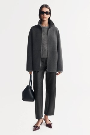 Soft Goat - Zip Jacket - XL - Dark Grey