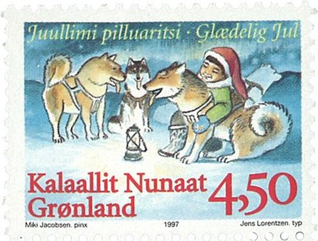 Grønland - Jule-frimærke 1997 - AFA 317a - Postfrisk