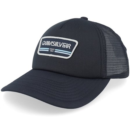 Quiksilver - Musta trucker Lippis - Kids Slab Drifter Youth Black Trucker @ Hatstore
