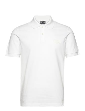 T-Smith-G4 Polo Shirt Polos Short-sleeved Hvit Diesel Men*Betinget Tilbud