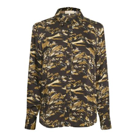 Soaked in Luxury SLAisha Shirt LS Studio , Bruin , Dames , Maat: M