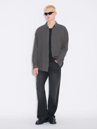 Holzweiler - Straight Jeans - Black Washed - Mens - 33/32