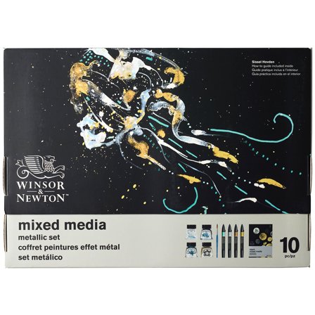 Winsor & Newton Mixed Media Metallic 10-sett