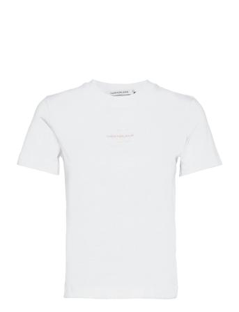 Monogram Logo Tee White Calvin Klein Jeans