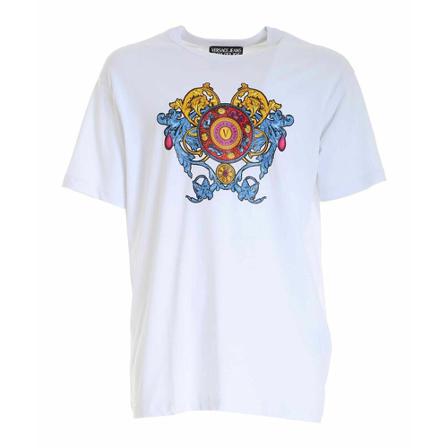 Versace Jeans Couture Logo T-shirt Hvid, Herre