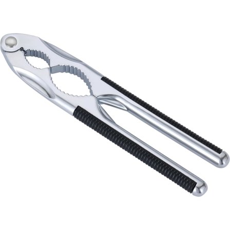 Nötknäppare, Metallnötknäppare, Nötknäppare med Halkskyddat Handtag