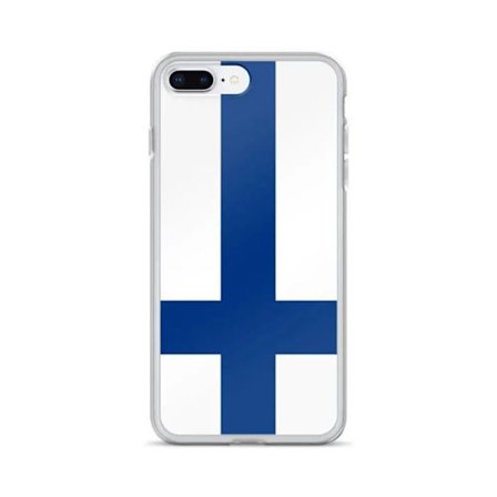 iPhone-fodral - Finlands flagga - iPhone 8 Plus - Mjuk - Flerfärgad - Vertikal