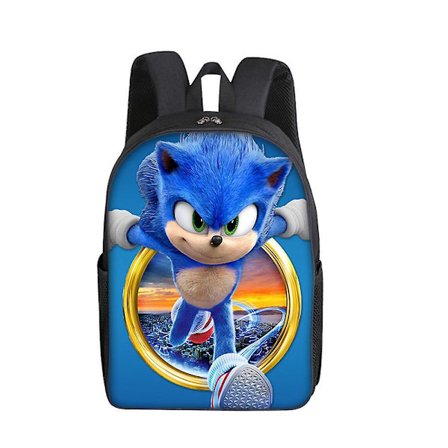 Sonic The Hedgehog 3d Backpack Students Books Cartoon Rucksack School Bag Boys Gift