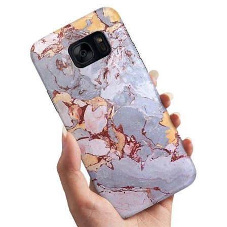 Cover / Mobilcover til Samsung Galaxy S7 Edge - Marmor