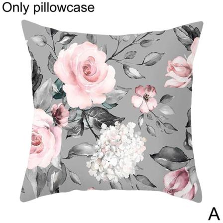Printed Case Rose Flower Kuddfodral Cover P