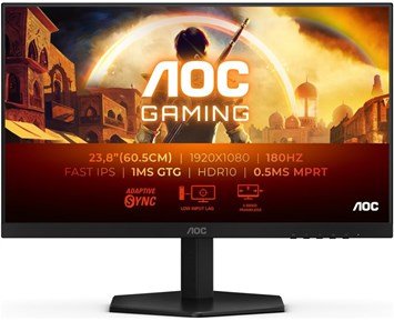 AOC-24" 24G42E - B-vare-AOC 24" gamingskjerm med 1 ms responstid-Monitors-Data og nettbrett