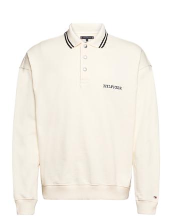 Monotype Embro Rugby Polos Long-sleeved Creme Tommy Hilfiger*Betinget Tilbud