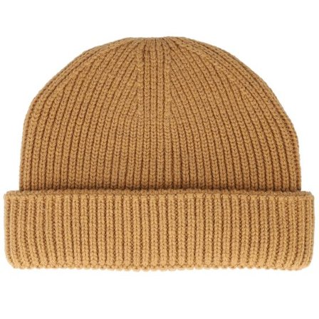 Beechfield - Beige shortbeanie Beanie - Harbour Biscuit Short Beanie @ Hatstore