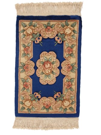 China 90 Line Rug Oriental Brown/Orange (Wool, China)