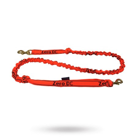 Zero DC - ZERO DC ELASTISK DRAGLINA ORANGE - UPP TILL 10 KG - 2.7 M - Hundkoppel