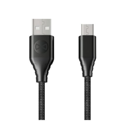 Forever Core - Fast Charge microUSB Synk/laddkabel (3A), 1,5 m