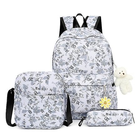 3pcs/set Printing School Bags Backpacks Schoolbag Fashion Kids Lovely Backpack For Children Girls School Bag Student Mochila Sac