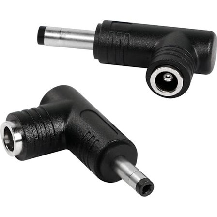 2 st DC-strömadapter, 90 graders vinkel DC-adapter 4,0 mm x 1,7 DXGHC
