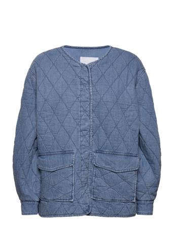 2Nd Braxton Tt - Quilted Chambray Blue 2NDDAY