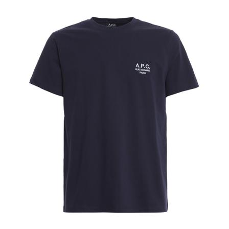 A.p.c., T-Shirt Raymond Niebieski, Mężczyzna, Rozmiar: M