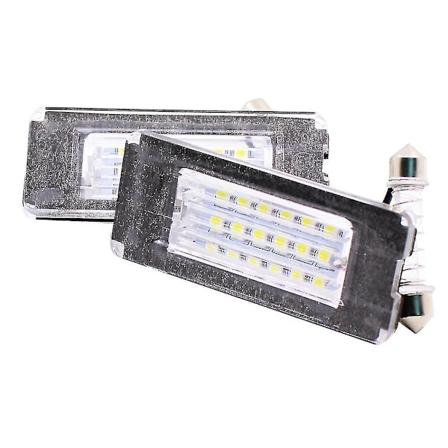2 stk LED Nummerpladelys uden fejlmeddelelse til R56 2006 - 2012