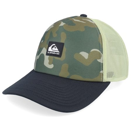 Quiksilver - Camo trucker Caps - Emu Coop Grape Leaf/Black Trucker @ Hatstore