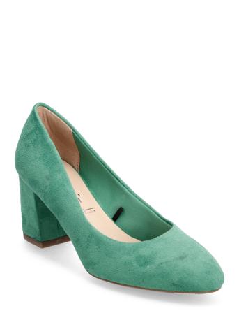Women Court Sho Shoes Heels Pumps Classic Grønn Tamaris*Betinget Tilbud