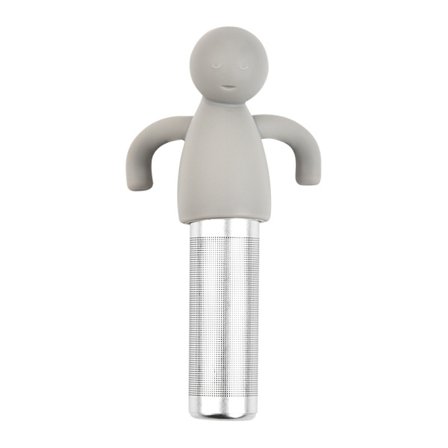 Menneskeformet te-filter te-brygger