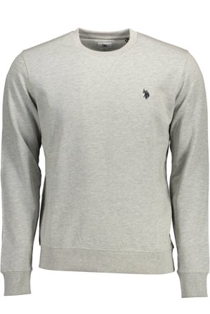 U.s. Polo Felpa Senza Zip Uomo Grigio
