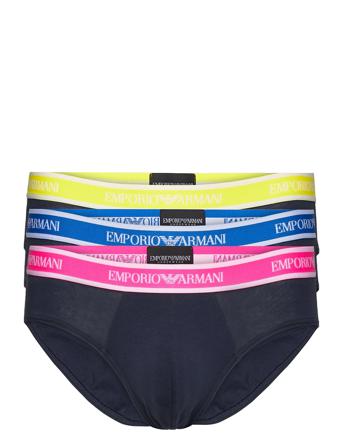 Men's Knit 3-Pack Brief Black Emporio Armani