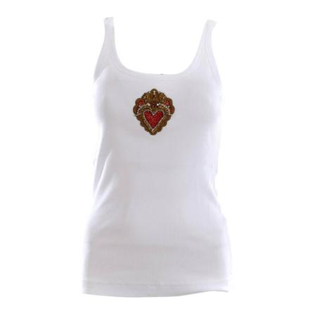 Dolce & Gabbana Sleeveless Tops Hvid, Dame