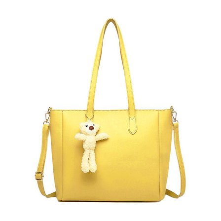 Populære store vesker høst og vinter ny myk skinn tote bag skulder messenger bag