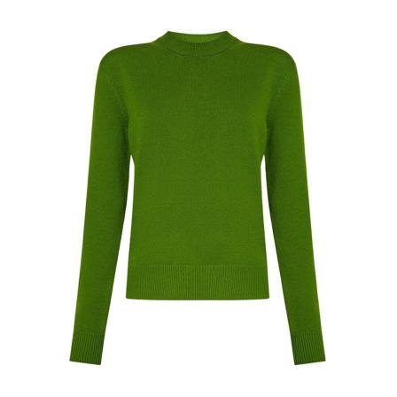 Bottega Veneta Round-neck Strik Grøn, Dame Striktrøjer