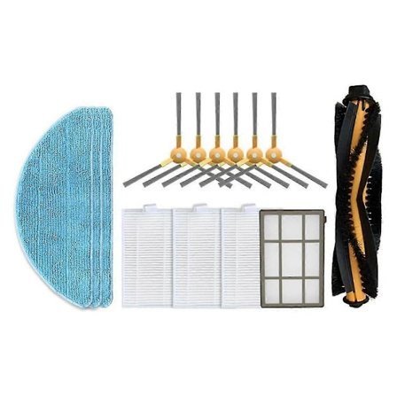 Udskiftning til Abir X5 / X6 / X8 Genio Navi N600 Robotstøvsuger Reservedele Sidebørste HEPA-filter