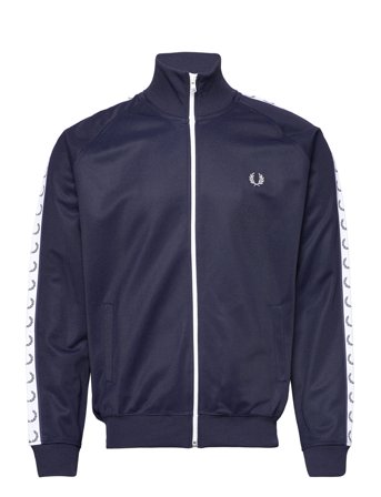 Fred Perry Taped Track Jacket - Blue - S