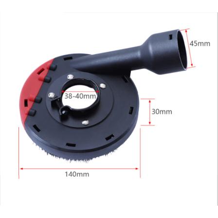Harjakruunu, 110 mm, kulmahiomakoneen lisävarusteet, musta