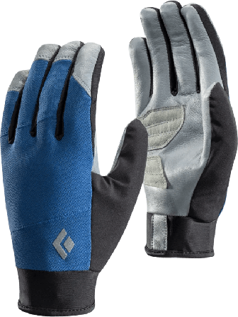 Black Diamond Trekker Gloves Men hiking gloves Blue Medium