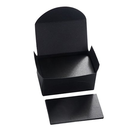 100 stk/sæt Kraft Papir Blank Cards SORT