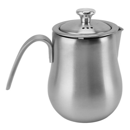 Hjemme Kaffe Moka Pot Rustfrit Stål Kaffemaskine med Indbygget Filter