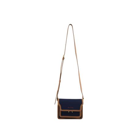 Marni, Cross Body Bags Blauw, Dames, Maat:ONE Size