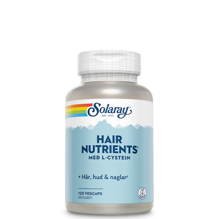 Solaray Hair Nutrients, 120 kapsler