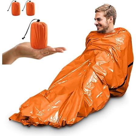 2-pack nödsovsäckar, bärbar nödsovsäck Emerg