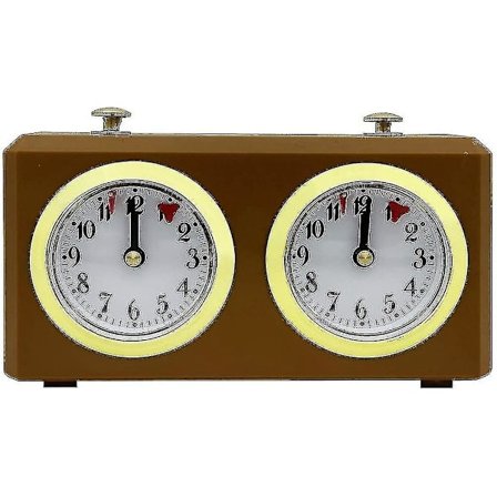 Mekanisk sjakk klokke analog for sjakkspill Timer Klokker Ingen batterier nødvendig