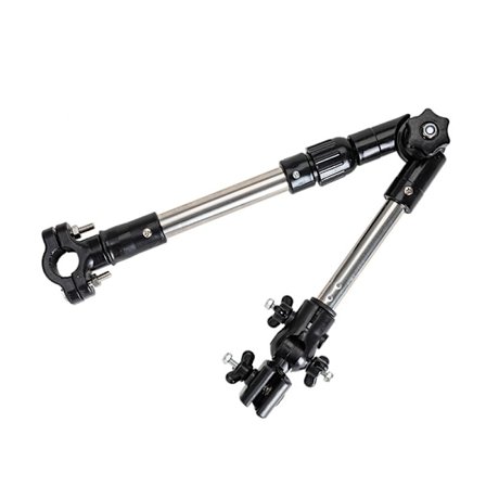 Polkupyörän rattaiden pyörätuoli rattaiden tuoli sateenvarjo liittimen pidikkeen asennusteline musta