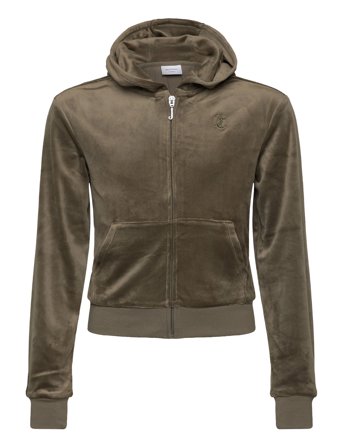 Juicy Couture | Tonal Zip Through Hoodie | 140