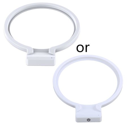 Justerbar RGB Base LED Atmosfærisk Lys Stativ Vertikal Horisontal Station Holder til PS5 Host Spilkonsol Tilbehør