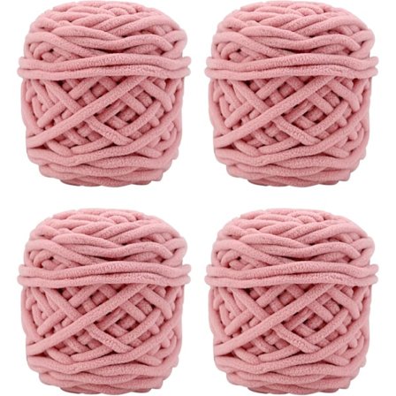 Garn 4xGarn för virkning, mjukt tjockt garn för garnprojekt-LP-