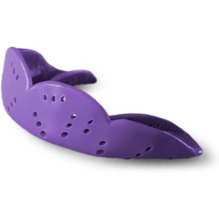 Den lilla munnskjermen i lilla farge